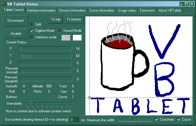 Maybe I can't draw - but with VBTablet, your users can! :-)